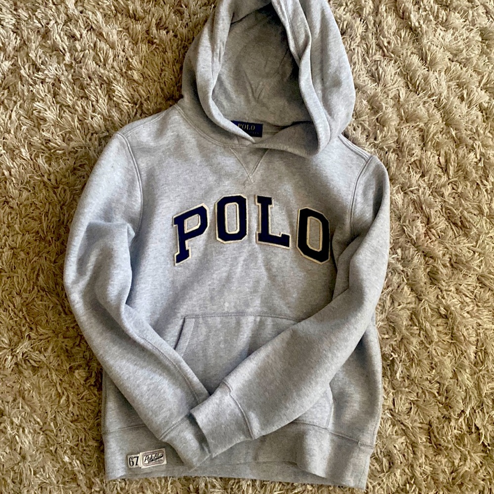 Kids Polo hoody sweatshirt